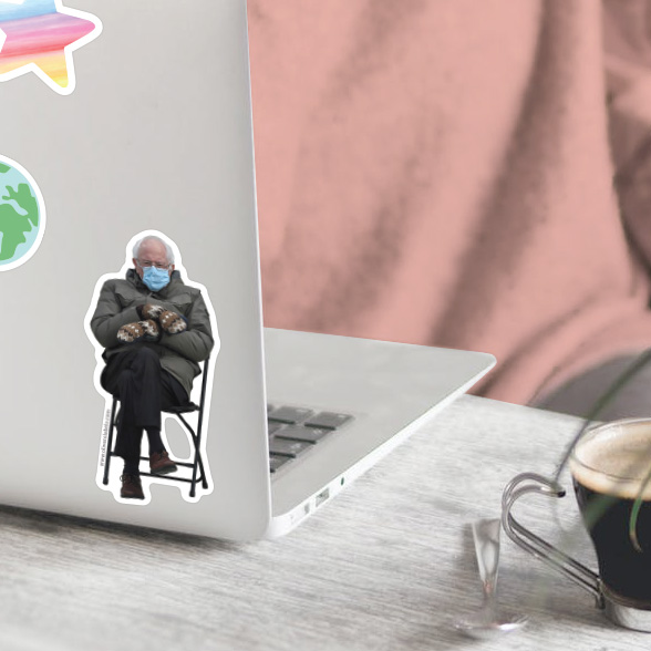 Sitting Bernie Sticker