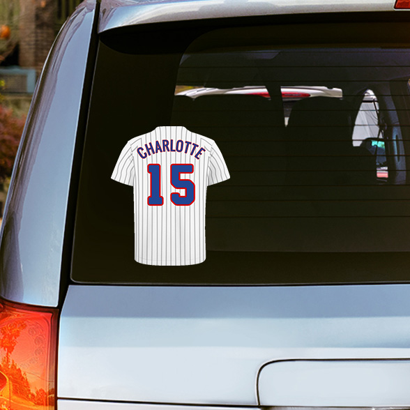 Calcomanías para Coche de Camisa de Béisbol