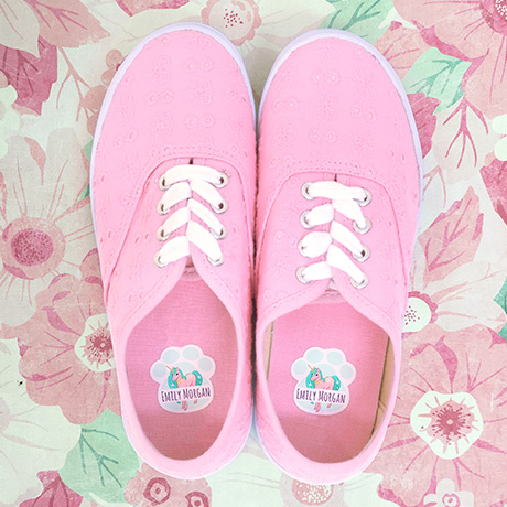 Étiquettes pour chaussures Pattes