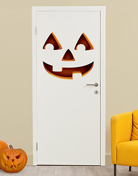 Jack-o-lantern Door Monster