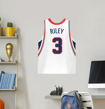 Basketball Jersey Wall Decal